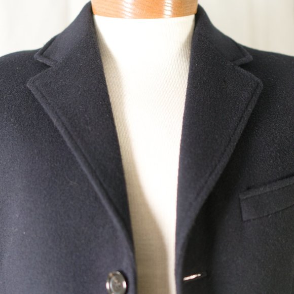 NWT J.Crew - Ludlow Coat in Wool-Cashmere (Navy) - Picture 6 of 11